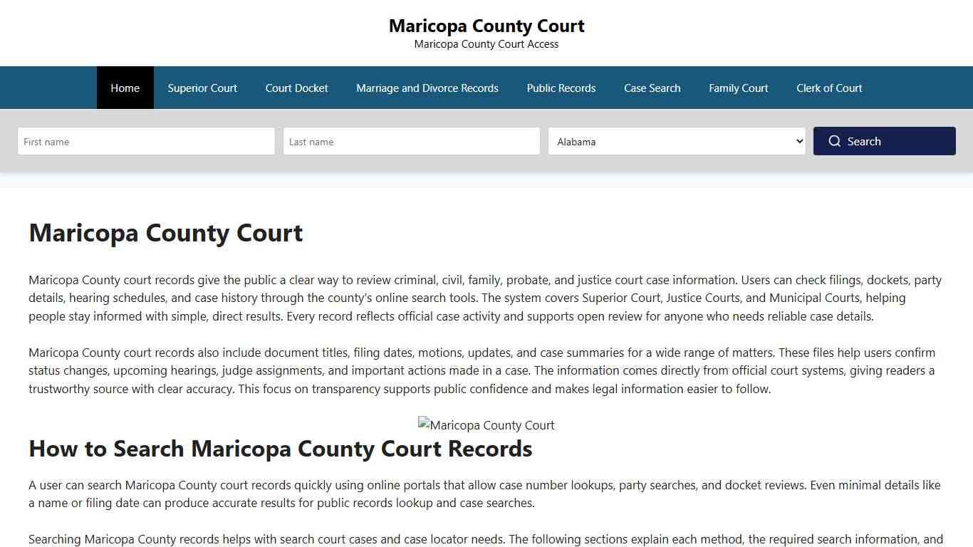 Maricopa County Court